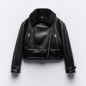 *SOLD* ZARA Double-Sided Winter Aviator Jacket